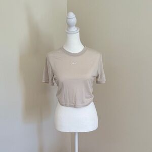 Nike Women's Light Tan Crop Top
